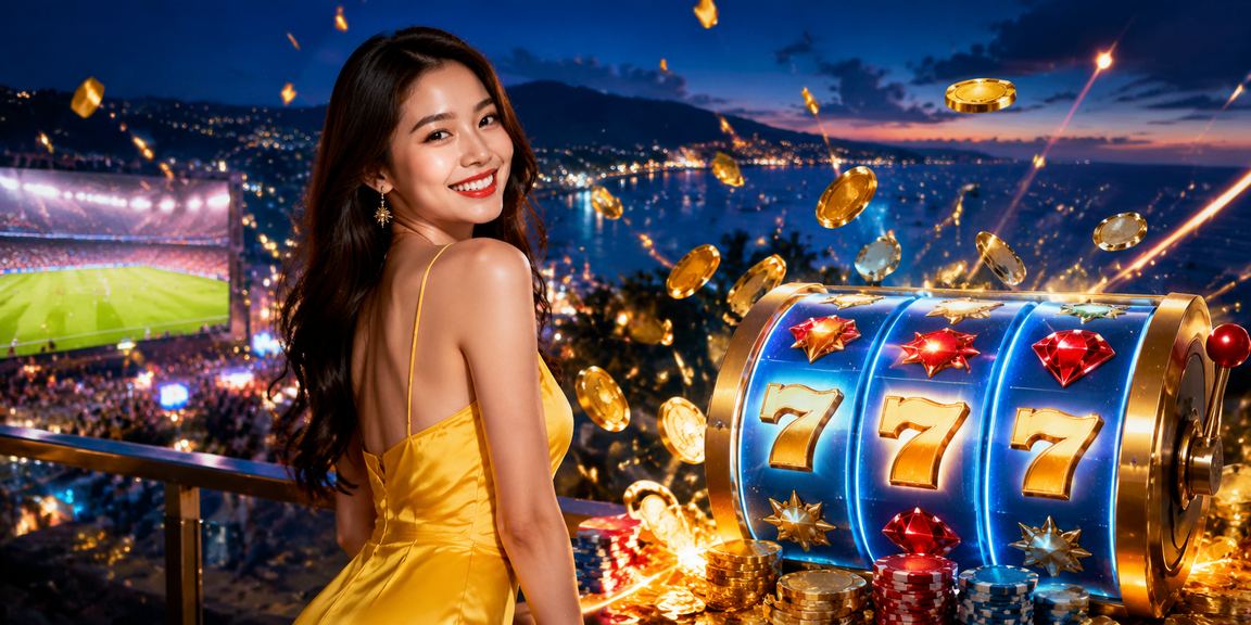 Người chơi xem bảng ưu đãi casino và điều kiện thưởng trên màn hình